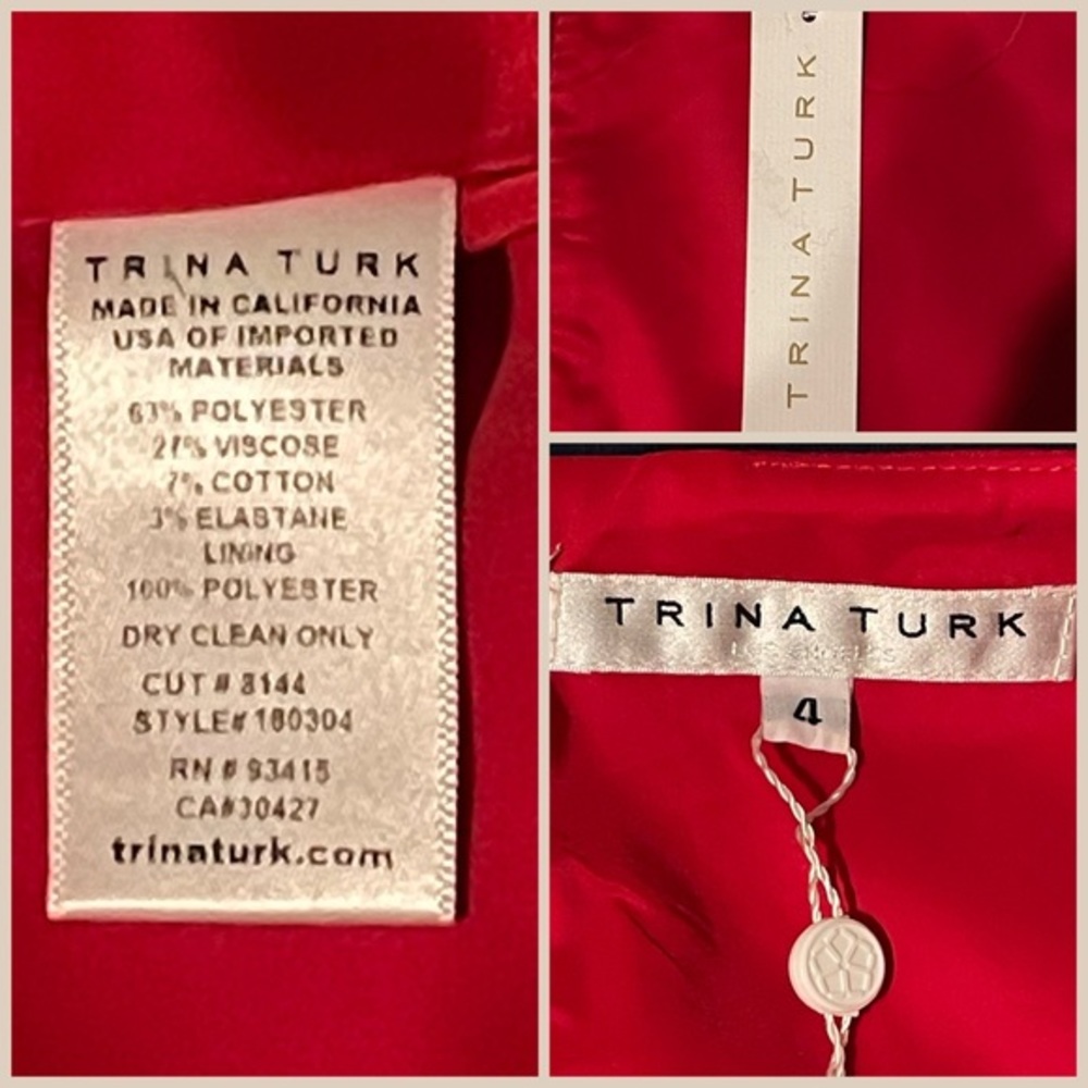 Trina Turk Spumante Fit And Flare Dress - Picture 9 of 9